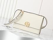 Fortok Tory Burch Miller Shoulder Bag in White 24*9.5*6cm - 1