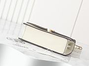 Fortok Tory Burch Miller Shoulder Bag in White 24*9.5*6cm - 3