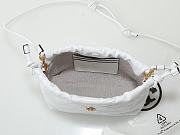 Fortok Tory Burch Willa drawstring Small bag White 25*15*10cm - 6