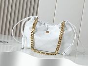 Fortok Tory Burch Willa drawstring Small bag White 29*20*12cm - 1