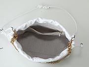 Fortok Tory Burch Willa drawstring Small bag White 29*20*12cm - 3