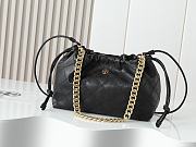 Fortok Tory Burch Willa drawstring Small bag Black 29*20*12cm - 1
