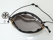 Fortok Tory Burch Willa drawstring Small bag Black 29*20*12cm - 3
