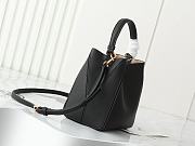 Fortok Tory Burch McGraw bucket bag Black 18*12.5*13cm - 4