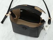 Fortok Tory Burch McGraw bucket bag Black 18*12.5*13cm - 3