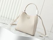 Fortok Tory Burch McGraw bucket bag White 18*12.5*13cm - 1