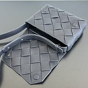 Fortok Bottega Veneta Diago leather crossbody bag Black 22.5x16.5x5.5cm - 6
