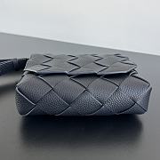 Fortok Bottega Veneta Diago leather crossbody bag Black 22.5x16.5x5.5cm - 5