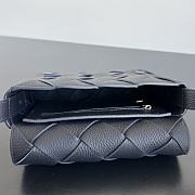 Fortok Bottega Veneta Diago leather crossbody bag Black 22.5x16.5x5.5cm - 4