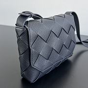 Fortok Bottega Veneta Diago leather crossbody bag Black 22.5x16.5x5.5cm - 2