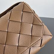 Fortok Bottega Veneta Diago leather crossbody bag Brown 22.5x16.5x5.5cm - 5