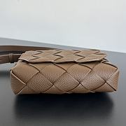 Fortok Bottega Veneta Diago leather crossbody bag Brown 22.5x16.5x5.5cm - 3