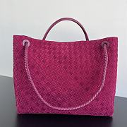 Fortok Bottega Veneta Andiamo tote bag Fuchsia 45x22x34cm - 5