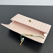 Fortok Bottega Veneta Andiamo Daisy clutch bag Light Pink 31x13x3cm - 6