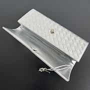 Fortok Bottega Veneta Andiamo clutch bag Silver 31x13x3cm - 6