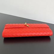Fortok Bottega Veneta Andiamo clutch bag Leather Hot Red 31x13x3cm - 3