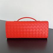 Fortok Bottega Veneta Andiamo clutch bag Leather Hot Red 31x13x3cm - 5