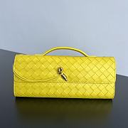 Fortok Bottega Veneta Andiamo clutch bag Leather Yellow 31x13x3cm - 1