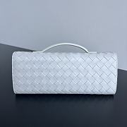 Fortok Bottega Veneta Andiamo clutch bag Leather White 31x13x3cm - 2