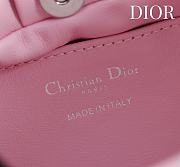 Fortok Dior 2026ss Bow bag Pink Lambskin 27×8×18cm - 6
