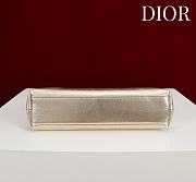 Fortok Dior 2026ss Bow bag Gold Glossy Leather 27×8×18cm - 4