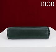 Fortok Dior 2026ss Bow bag Dark Olive Green Lambskin 27×8×18cm - 6