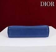 Fortok Dior 2026ss Bow bag Navy Dark Lambskin 27×8×18cm - 6