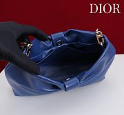 Fortok Dior 2026ss Bow bag Navy Dark Lambskin 27×8×18cm - 3