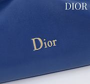 Fortok Dior 2026ss Bow bag Navy Dark Lambskin 27×8×18cm - 2