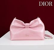 Fortok Dior 2026ss Bow bag Glossy Pink 27×8×18cm - 1