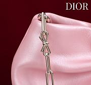 Fortok Dior 2026ss Bow bag Glossy Pink 27×8×18cm - 2