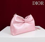 Fortok Dior 2026ss Bow bag Glossy Pink 27×8×18cm - 3