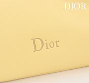 Fortok Dior 2026ss Bow bag Yellow Lambskin 27×8×18cm - 2