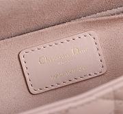 Fortok Dior 2026ss Lady D-Joy Bow bag in powder pink 22x 12 x 6.5 CM - 6