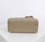 Fortok Dior 2026ss Lady Dior ABC Bag Bow Bag Clay Green 20 x 17 x 8cm - 6