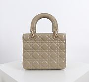 Fortok Dior 2026ss Lady Dior ABC Bag Bow Bag Clay Green 20 x 17 x 8cm - 4