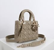 Fortok Dior 2026ss Lady Dior ABC Bag Bow Bag Clay Green 20 x 17 x 8cm - 5