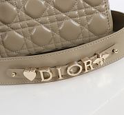 Fortok Dior 2026ss Lady Dior ABC Bag Bow Bag Clay Green 20 x 17 x 8cm - 3