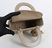 Fortok Dior 2026ss Lady Dior ABC Bag Bow Bag Clay Green 20 x 17 x 8cm - 2
