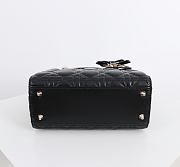Fortok Dior 2026ss Lady Dior ABC Bag Bow Bag Black 20 x 17 x 8cm - 4