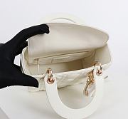 Fortok Dior 2026ss Lady Dior ABC Bag Bow Bag Latte 20 x 17 x 8cm - 2