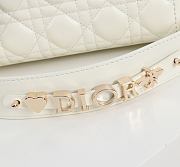 Fortok Dior 2026ss Lady Dior ABC Bag Bow Bag Latte 20 x 17 x 8cm - 5
