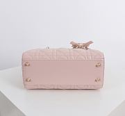 Fortok Dior 2026ss Lady Dior ABC Bag Bow Bag Powder Pink 20 x 17 x 8cm - 2