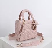 Fortok Dior 2026ss Lady Dior ABC Bag Bow Bag Powder Pink 20 x 17 x 8cm - 4