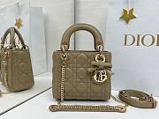 Fortok Dior 2026 Lady Dior Bow Bag Clay Green Cannage Lambskin 17×15×7cm - 1