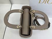 Fortok Dior 2026ss Lady Dior ABC Bow Bag Tobaco Brown Cannage Lambskin 20 x 17 x 8cm  - 3