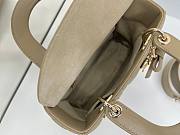 Fortok Dior 2026ss Lady Dior ABC Bow Bag Clay Green Cannage Lambskin 20 x 17 x 8cm  - 2