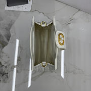Fortok Dior Jolie Top Handle Bag White 18.5 x 13 x 8.5cm - 5