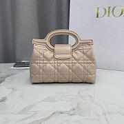 Fortok Dior Jolie Top Handle Bag Powder Beige 18.5 x 13 x 8.5cm - 4