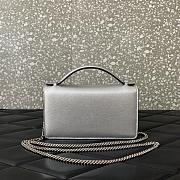 Fortok Valentino Garavani Vain VLogo metallic Silver 19*4*10.5cm - 3